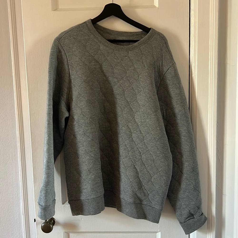 Madewell Men’s Quilted Crewneck Sweatshirt